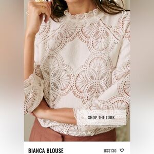 Sezane Bianca blouse brand new